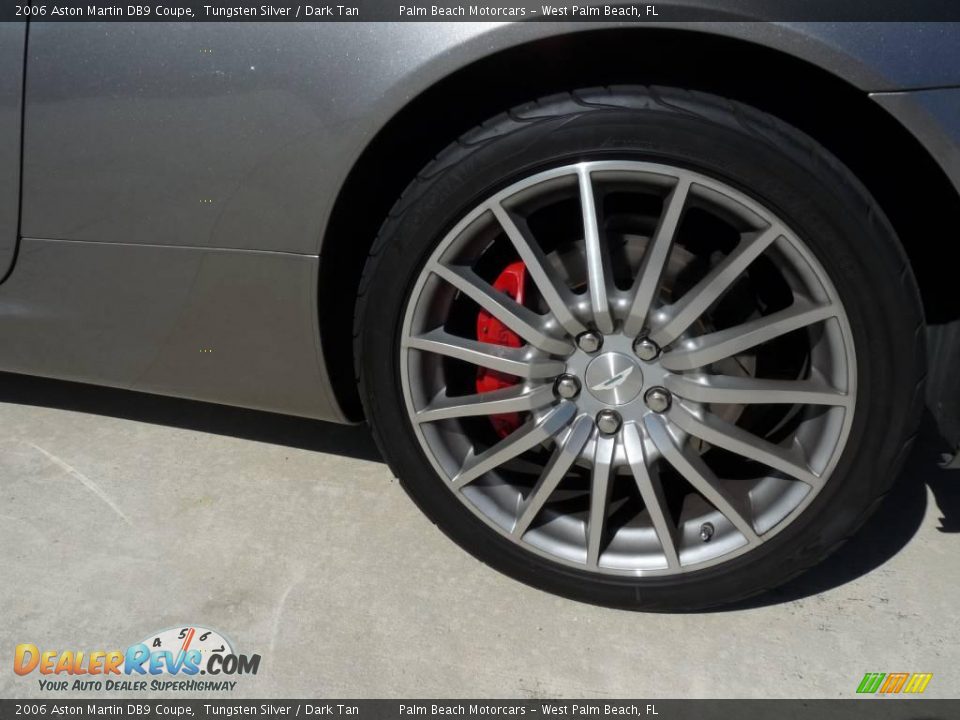 2006 Aston Martin DB9 Coupe Tungsten Silver / Dark Tan Photo #12