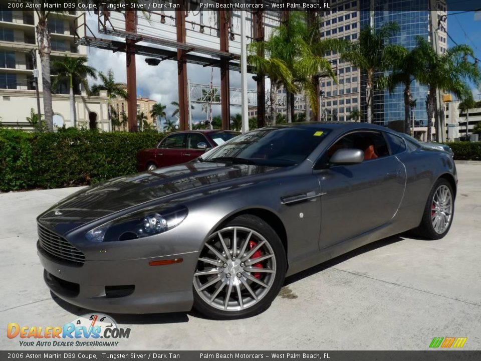 2006 Aston Martin DB9 Coupe Tungsten Silver / Dark Tan Photo #13