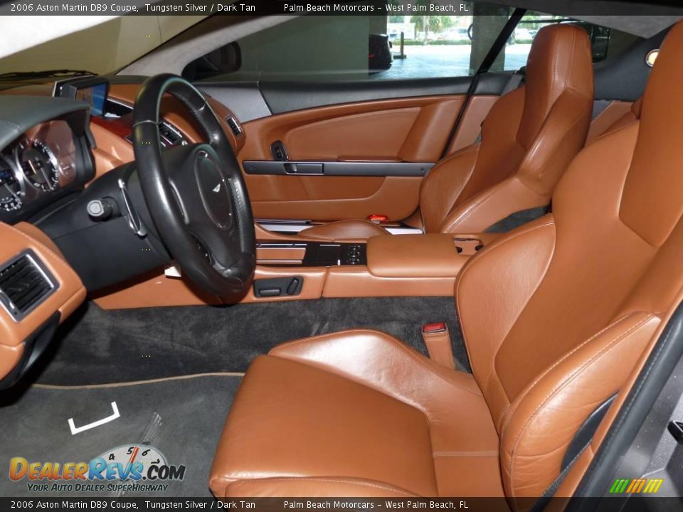 2006 Aston Martin DB9 Coupe Tungsten Silver / Dark Tan Photo #16