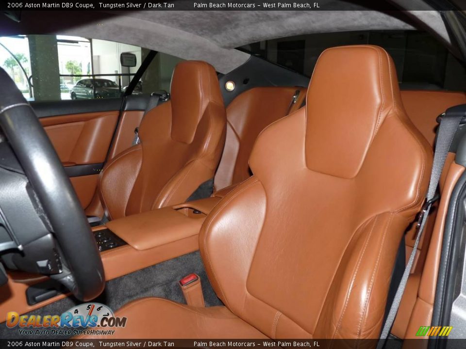 2006 Aston Martin DB9 Coupe Tungsten Silver / Dark Tan Photo #17