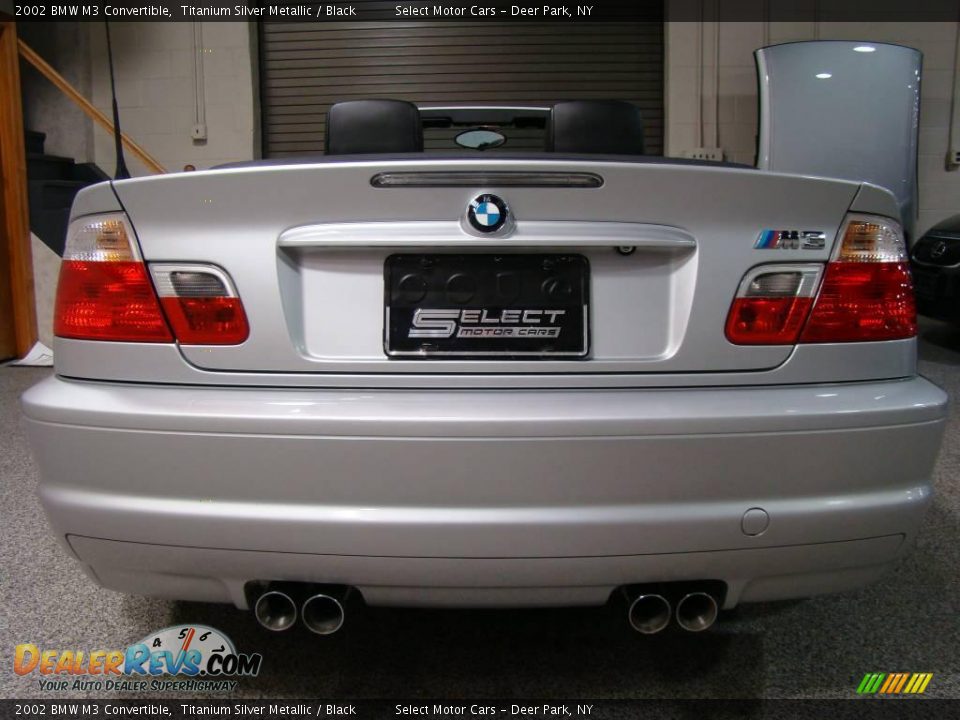 2002 BMW M3 Convertible Titanium Silver Metallic / Black Photo #4