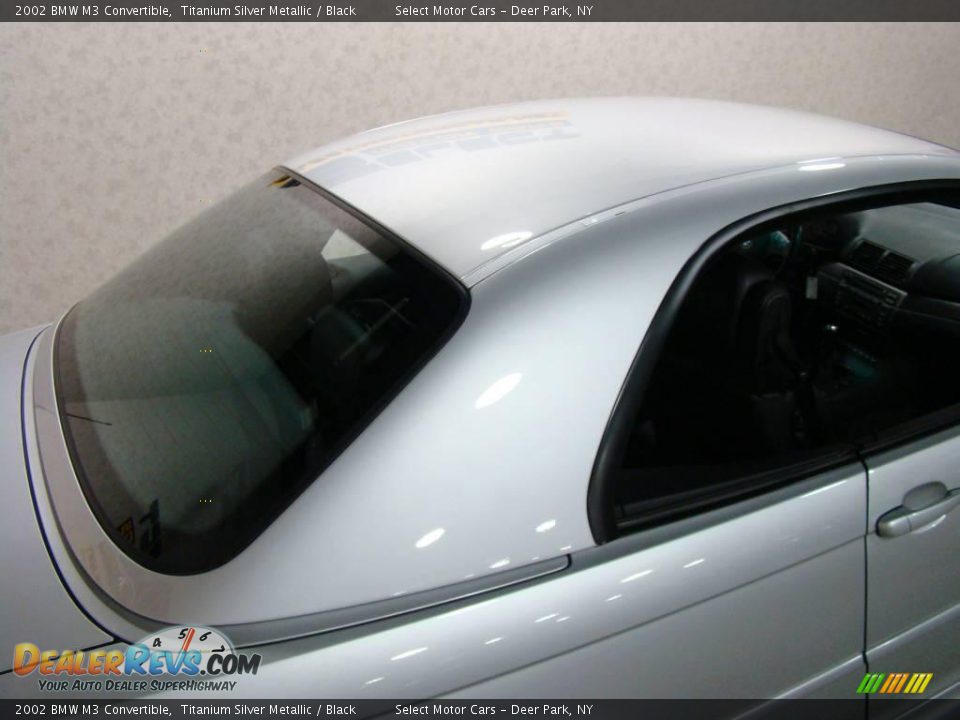 2002 BMW M3 Convertible Titanium Silver Metallic / Black Photo #6