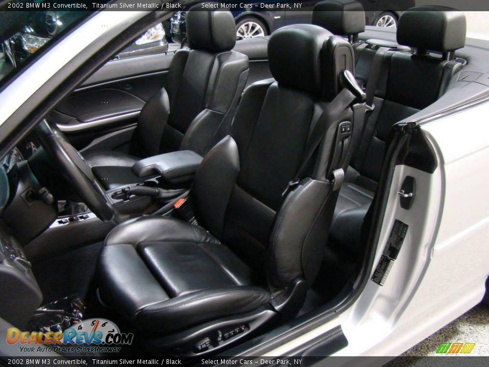 2002 BMW M3 Convertible Titanium Silver Metallic / Black Photo #8