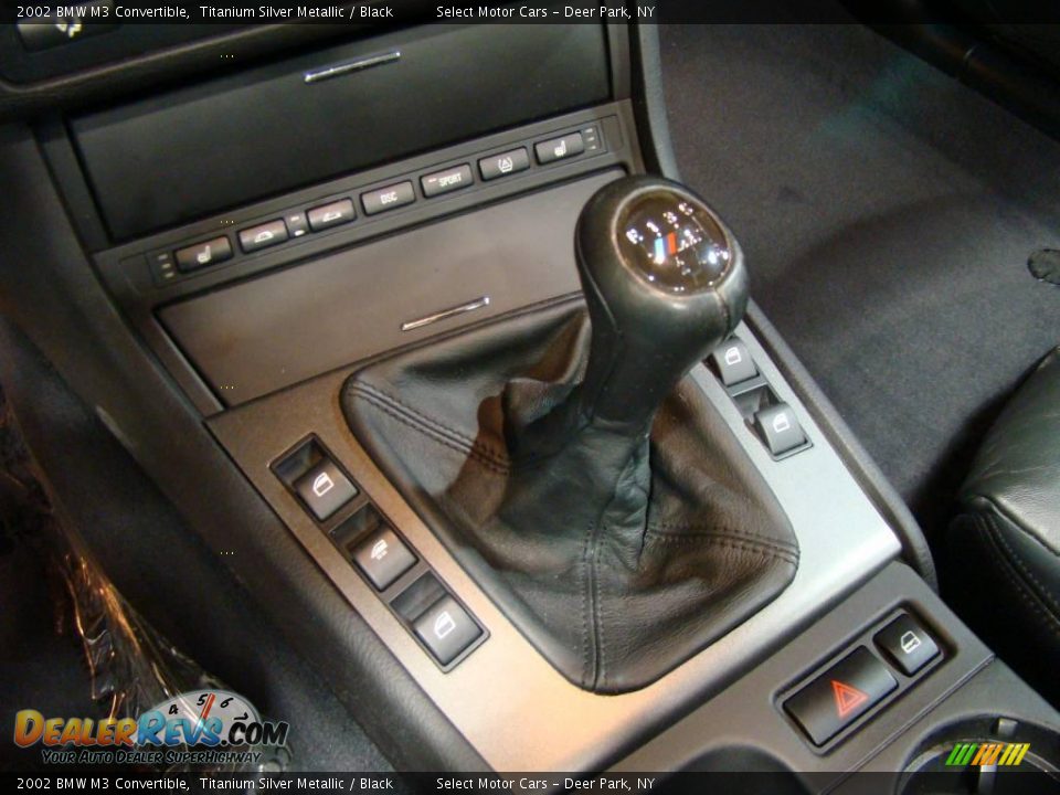 2002 BMW M3 Convertible Titanium Silver Metallic / Black Photo #10