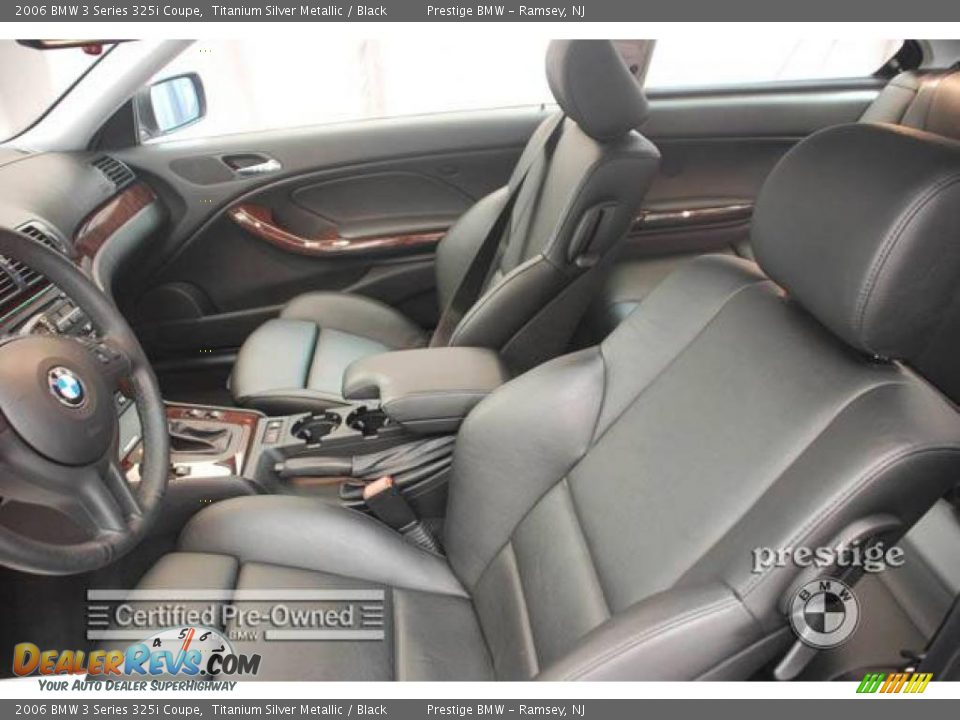 2006 BMW 3 Series 325i Coupe Titanium Silver Metallic / Black Photo #5