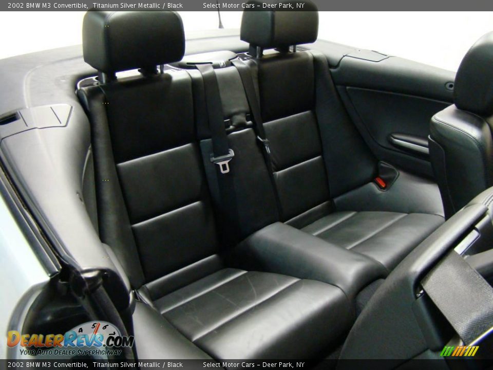 2002 BMW M3 Convertible Titanium Silver Metallic / Black Photo #12