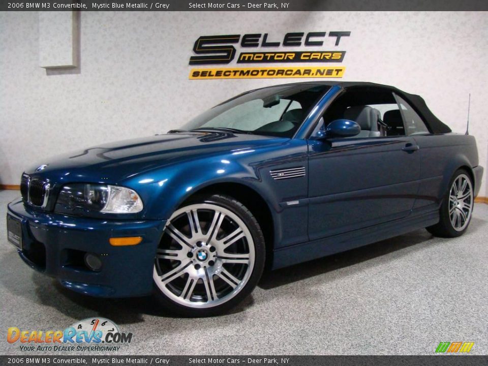 2006 BMW M3 Convertible Mystic Blue Metallic / Grey Photo #1