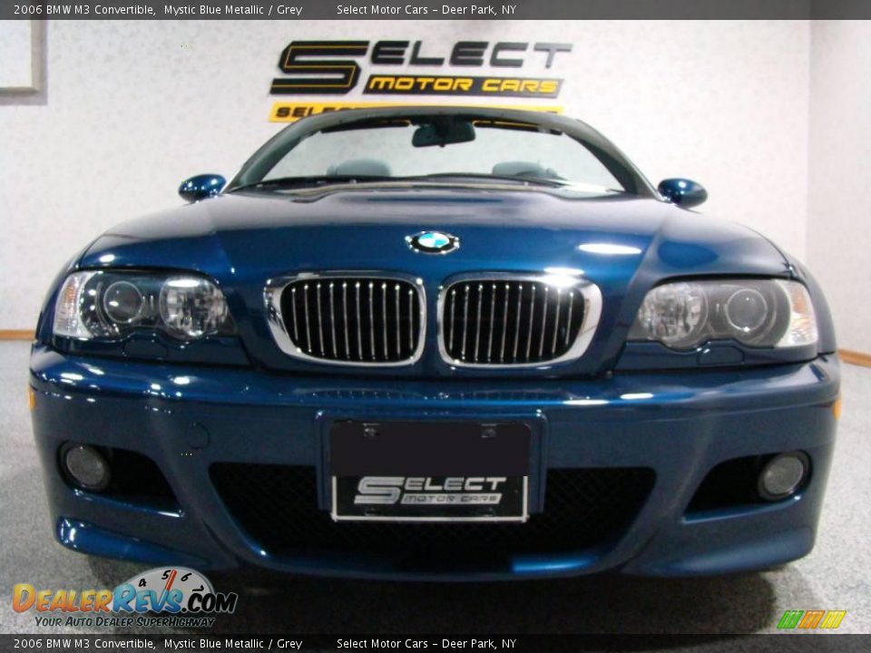 2006 BMW M3 Convertible Mystic Blue Metallic / Grey Photo #2