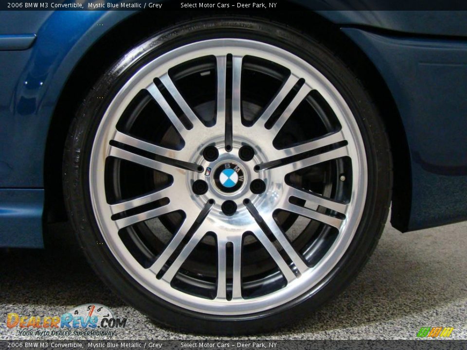 2006 BMW M3 Convertible Mystic Blue Metallic / Grey Photo #6