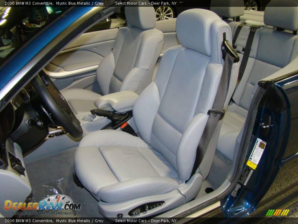 2006 BMW M3 Convertible Mystic Blue Metallic / Grey Photo #7