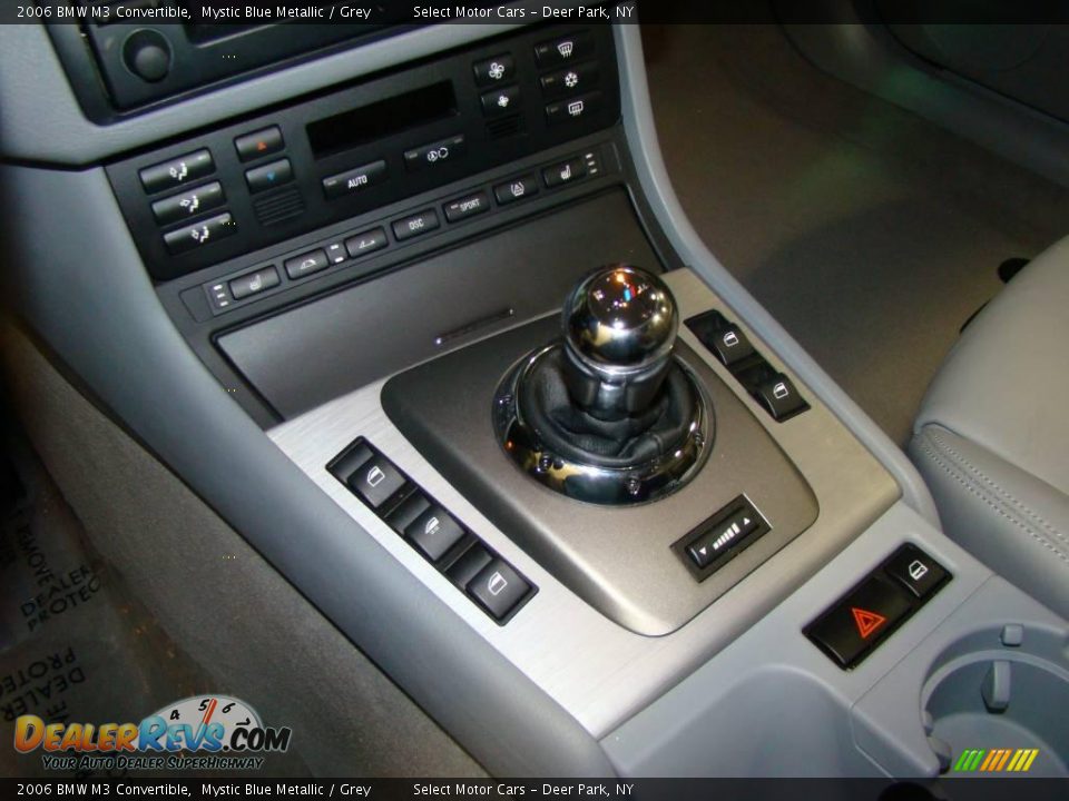 2006 BMW M3 Convertible Mystic Blue Metallic / Grey Photo #9