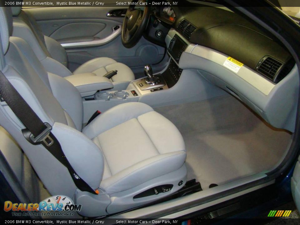 2006 BMW M3 Convertible Mystic Blue Metallic / Grey Photo #11