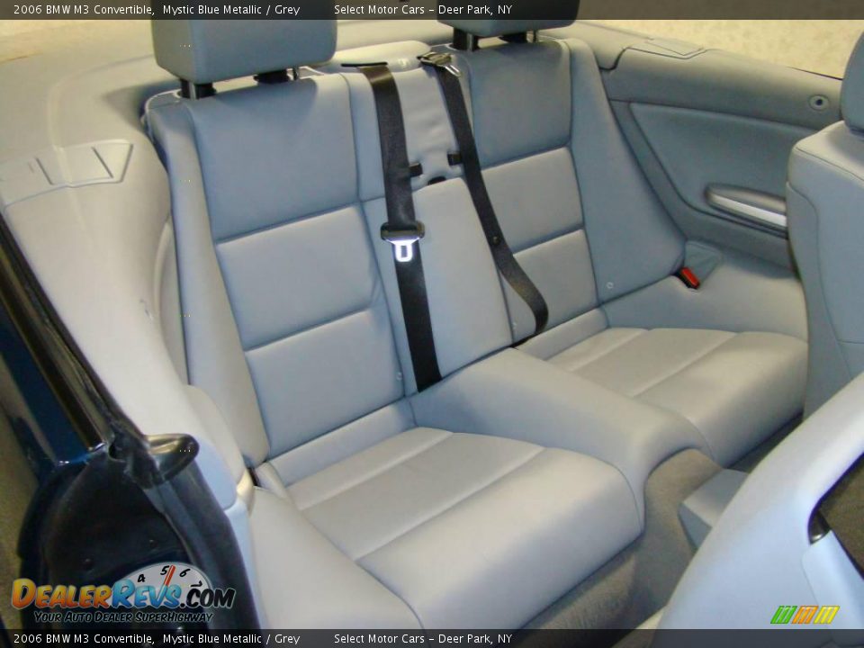 2006 BMW M3 Convertible Mystic Blue Metallic / Grey Photo #12