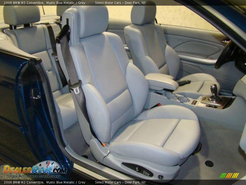 2006 BMW M3 Convertible Mystic Blue Metallic / Grey Photo #13