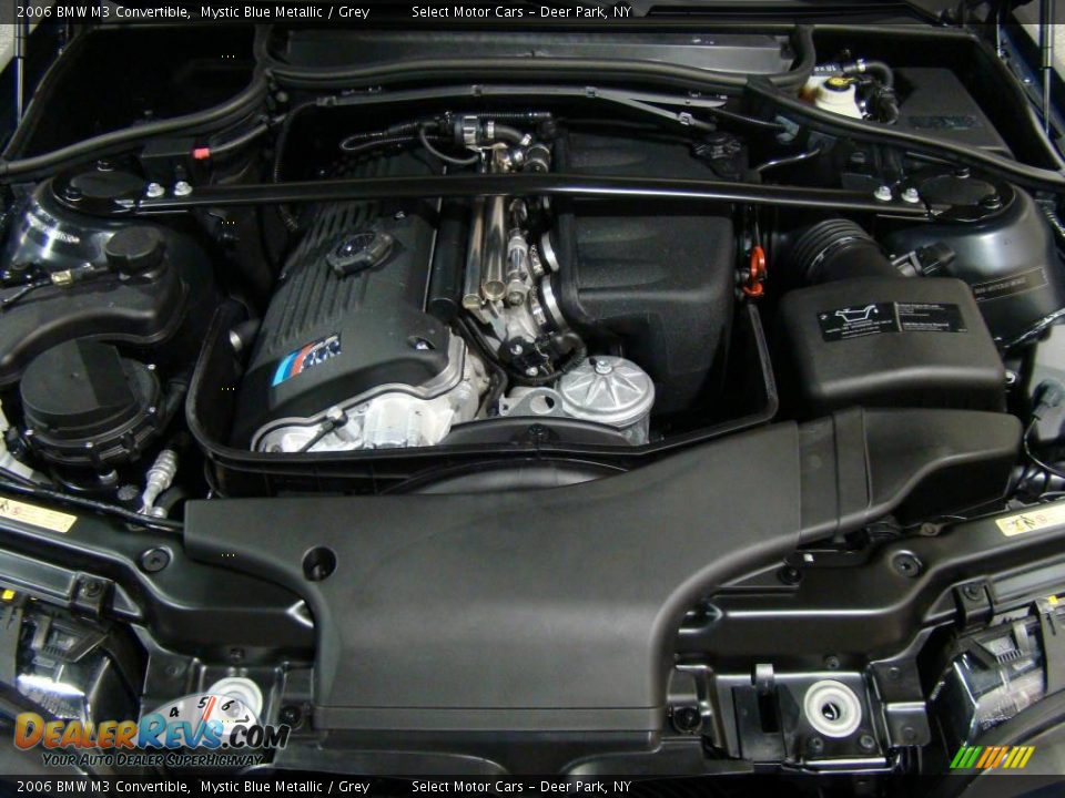 2006 BMW M3 Convertible Mystic Blue Metallic / Grey Photo #14