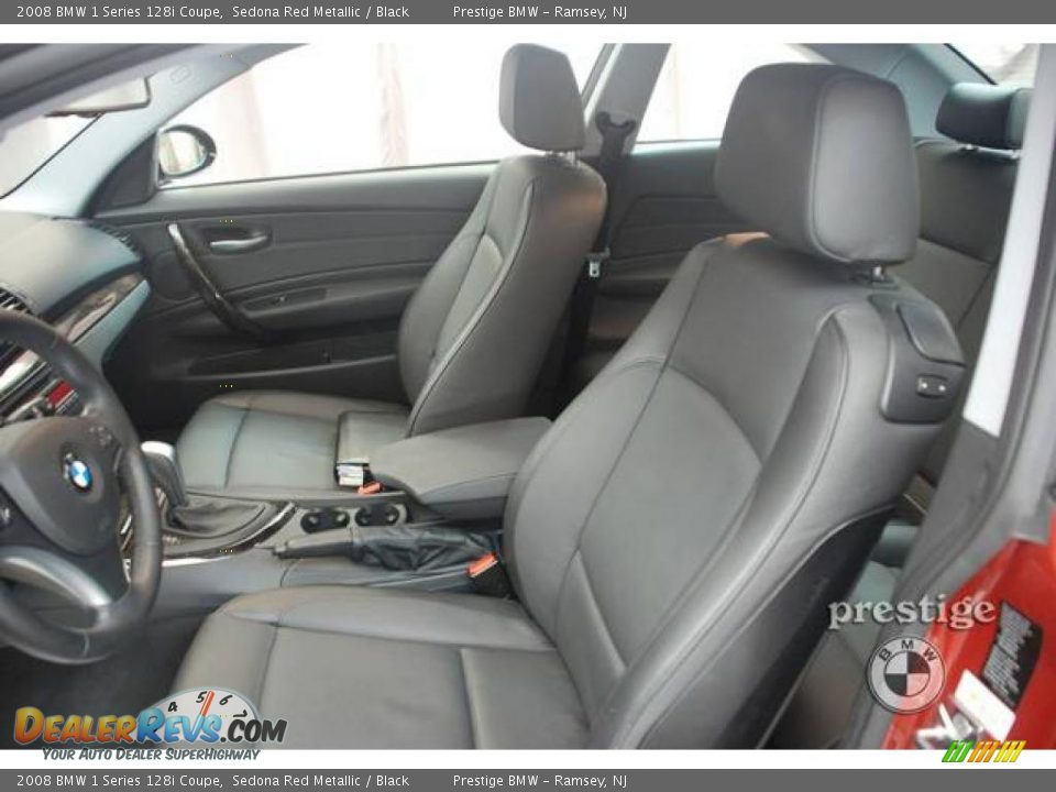 2008 BMW 1 Series 128i Coupe Sedona Red Metallic / Black Photo #4