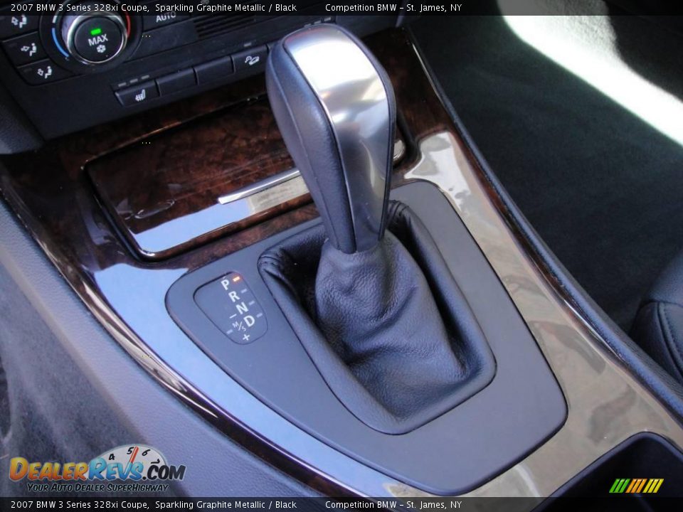 2007 BMW 3 Series 328xi Coupe Sparkling Graphite Metallic / Black Photo #15