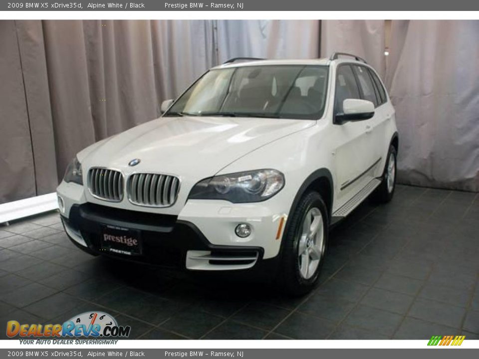 2009 BMW X5 xDrive35d Alpine White / Black Photo #1