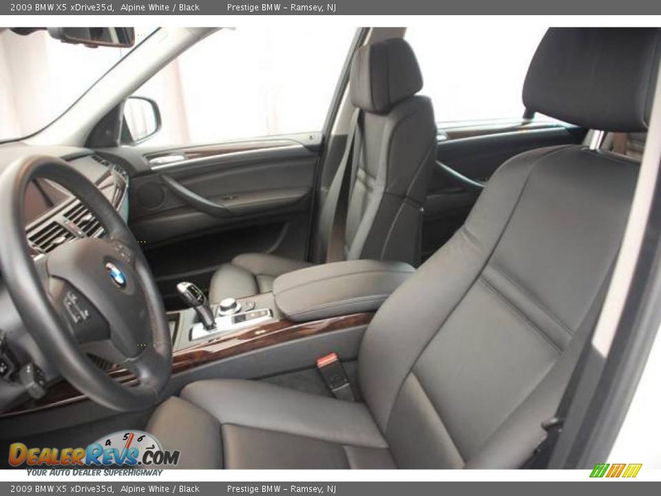 2009 BMW X5 xDrive35d Alpine White / Black Photo #4