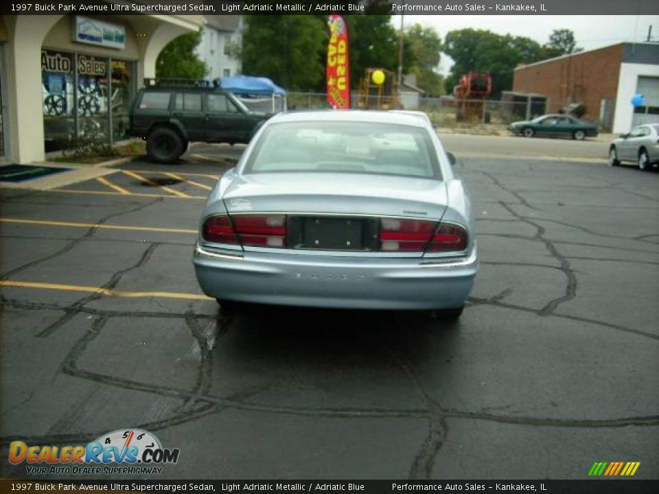 1997 Buick Park Avenue Ultra Supercharged Sedan Light Adriatic Metallic / Adriatic Blue Photo #5