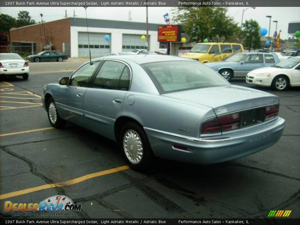 1997 Buick Park Avenue Ultra Supercharged Sedan Light Adriatic Metallic / Adriatic Blue Photo #6