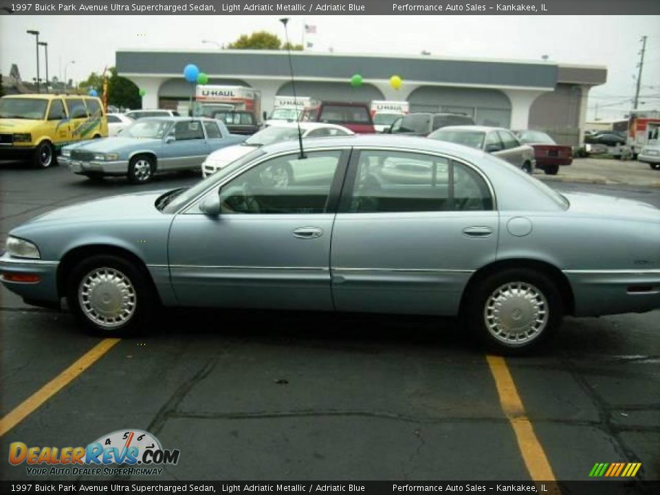 1997 Buick Park Avenue Ultra Supercharged Sedan Light Adriatic Metallic / Adriatic Blue Photo #7