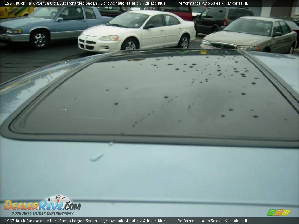1997 Buick Park Avenue Ultra Supercharged Sedan Light Adriatic Metallic / Adriatic Blue Photo #8