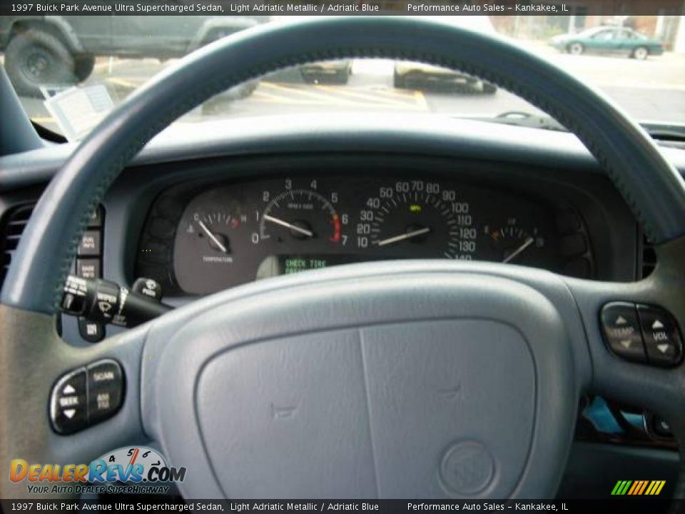 1997 Buick Park Avenue Ultra Supercharged Sedan Light Adriatic Metallic / Adriatic Blue Photo #9