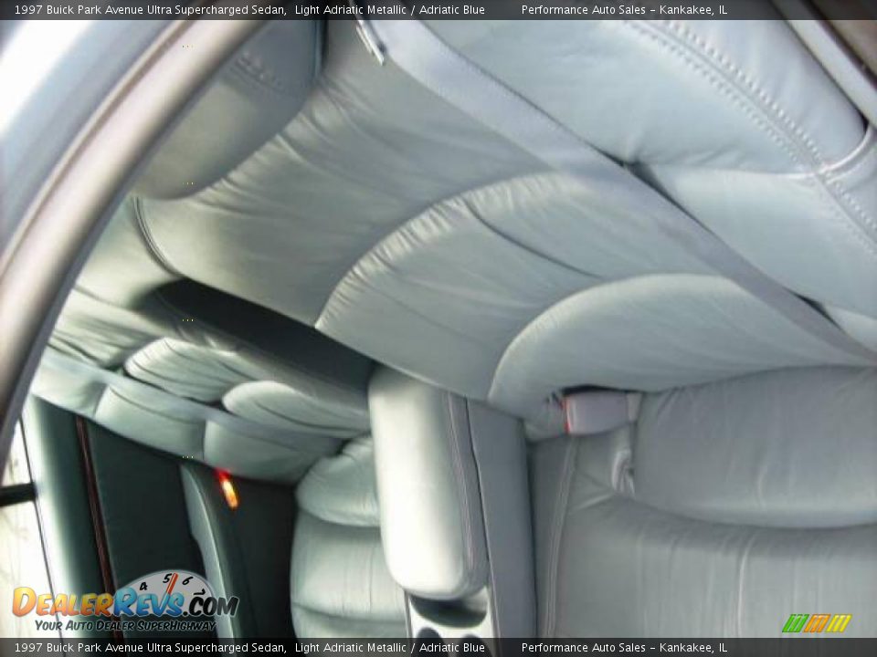 1997 Buick Park Avenue Ultra Supercharged Sedan Light Adriatic Metallic / Adriatic Blue Photo #13