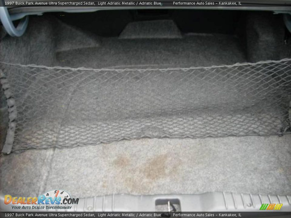 1997 Buick Park Avenue Ultra Supercharged Sedan Light Adriatic Metallic / Adriatic Blue Photo #14