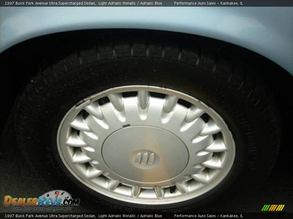 1997 Buick Park Avenue Ultra Supercharged Sedan Light Adriatic Metallic / Adriatic Blue Photo #16