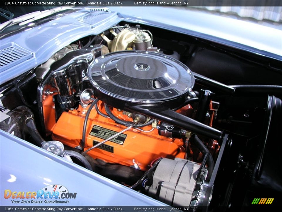 1964 Chevrolet Corvette Sting Ray Convertible Lynndale Blue / Black Photo #14