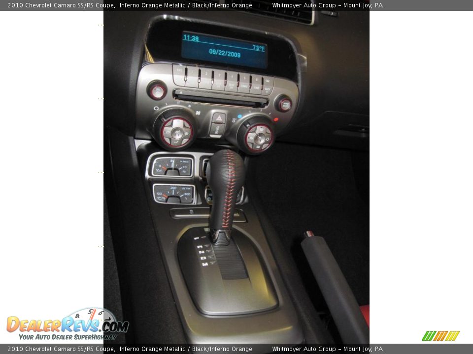 2010 Chevrolet Camaro SS/RS Coupe Inferno Orange Metallic / Black/Inferno Orange Photo #5
