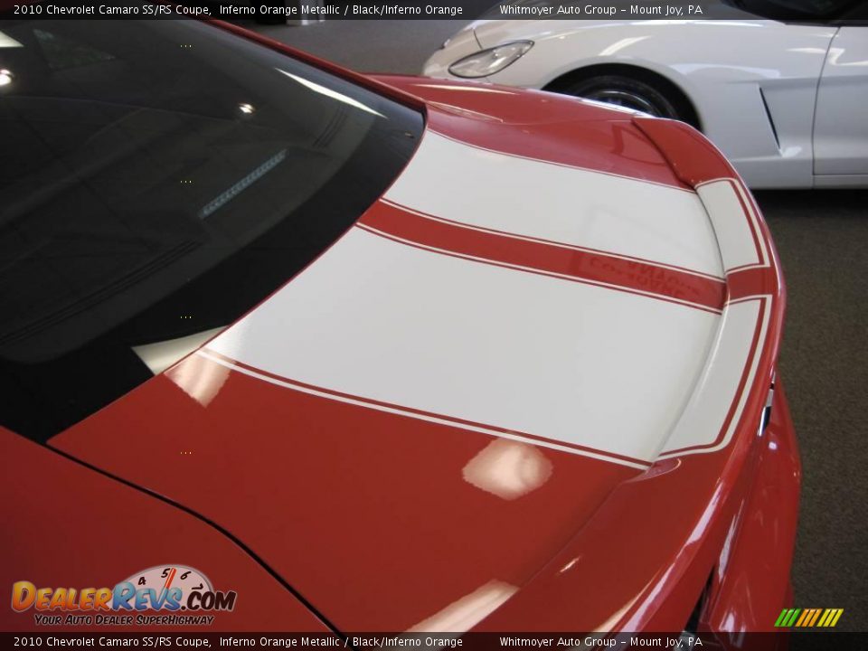 2010 Chevrolet Camaro SS/RS Coupe Inferno Orange Metallic / Black/Inferno Orange Photo #19