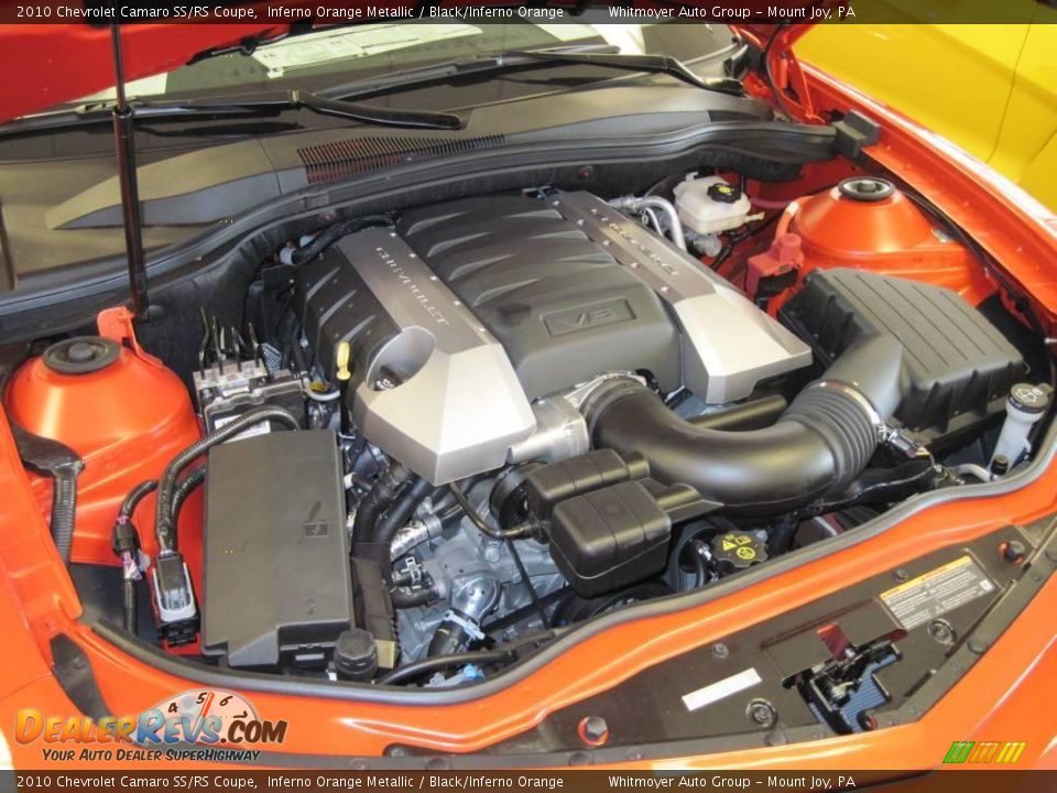 2010 Chevrolet Camaro SS/RS Coupe Inferno Orange Metallic / Black/Inferno Orange Photo #21