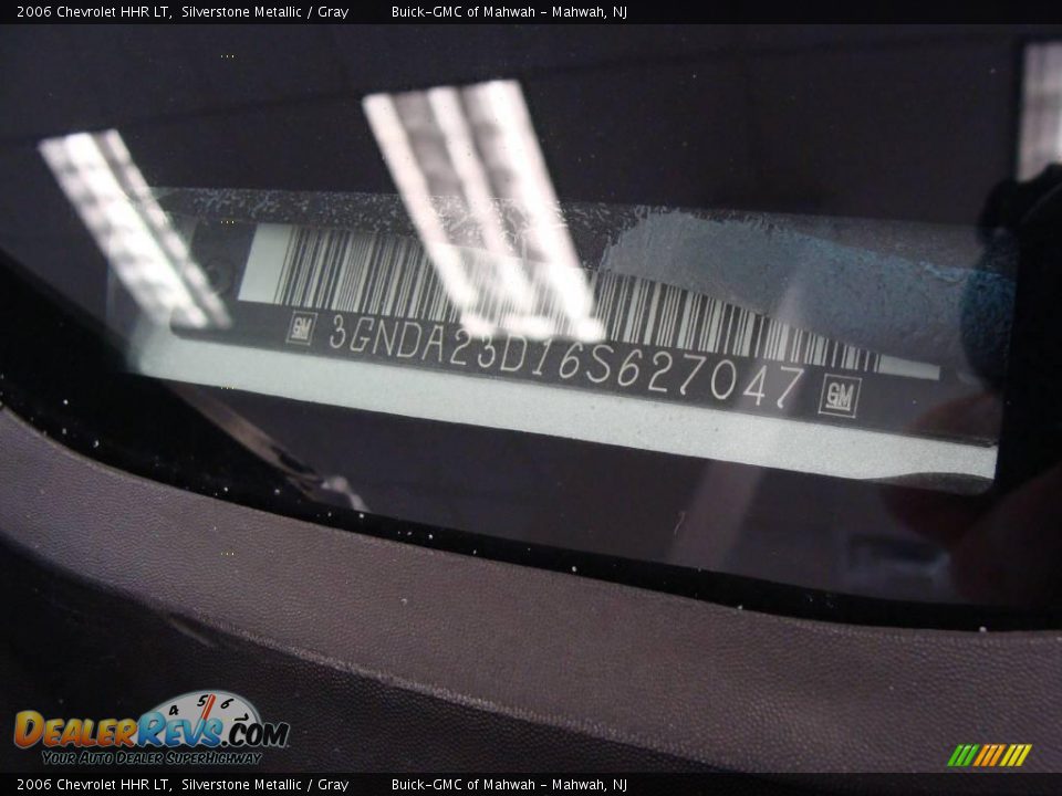 2006 Chevrolet HHR LT Silverstone Metallic / Gray Photo #26