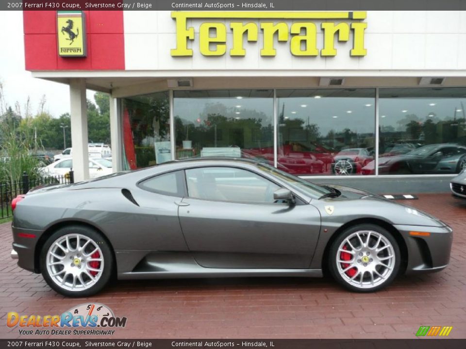 2007 Ferrari F430 Coupe Silverstone Gray / Beige Photo #1