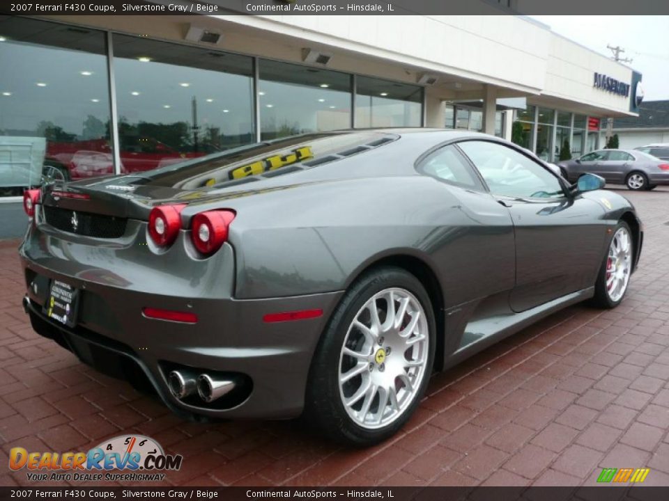 2007 Ferrari F430 Coupe Silverstone Gray / Beige Photo #2