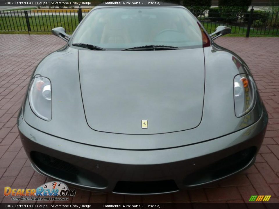 2007 Ferrari F430 Coupe Silverstone Gray / Beige Photo #4