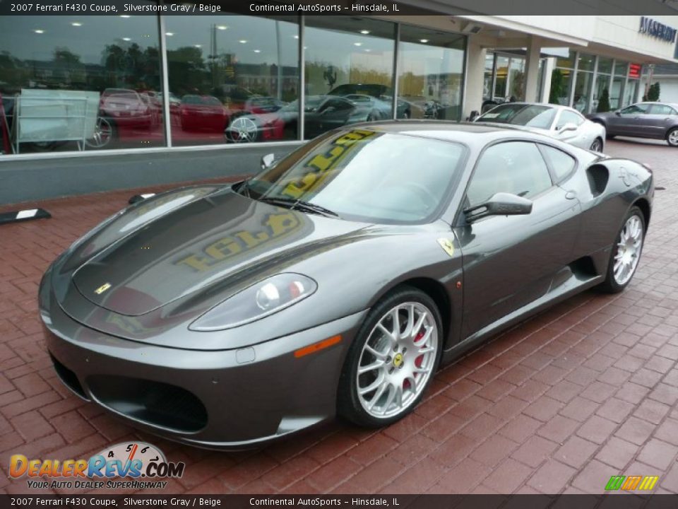 2007 Ferrari F430 Coupe Silverstone Gray / Beige Photo #5