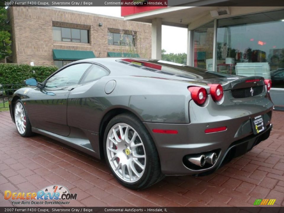 2007 Ferrari F430 Coupe Silverstone Gray / Beige Photo #6