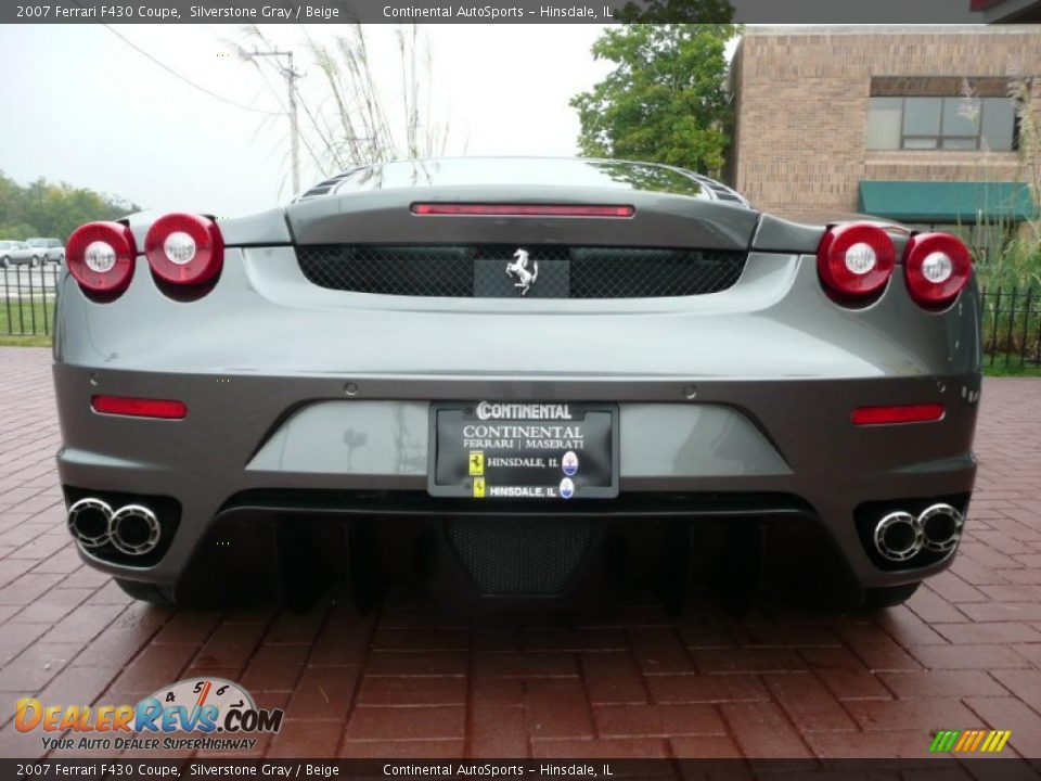 2007 Ferrari F430 Coupe Silverstone Gray / Beige Photo #8