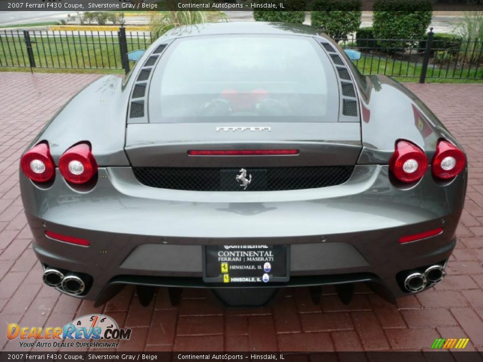 2007 Ferrari F430 Coupe Silverstone Gray / Beige Photo #9