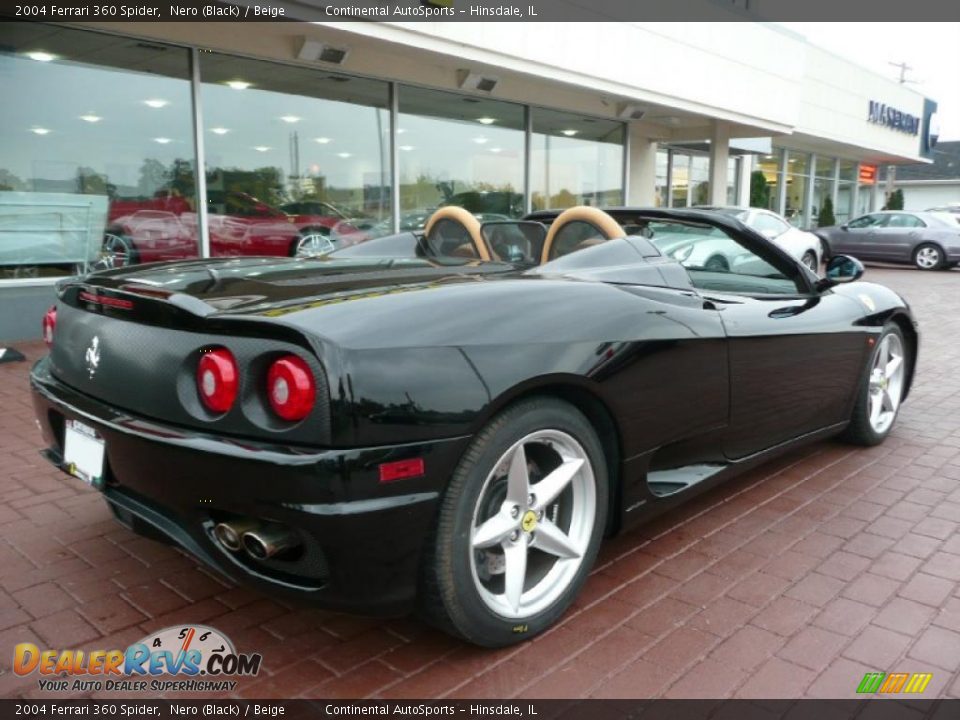 2004 Ferrari 360 Spider Nero (Black) / Beige Photo #2