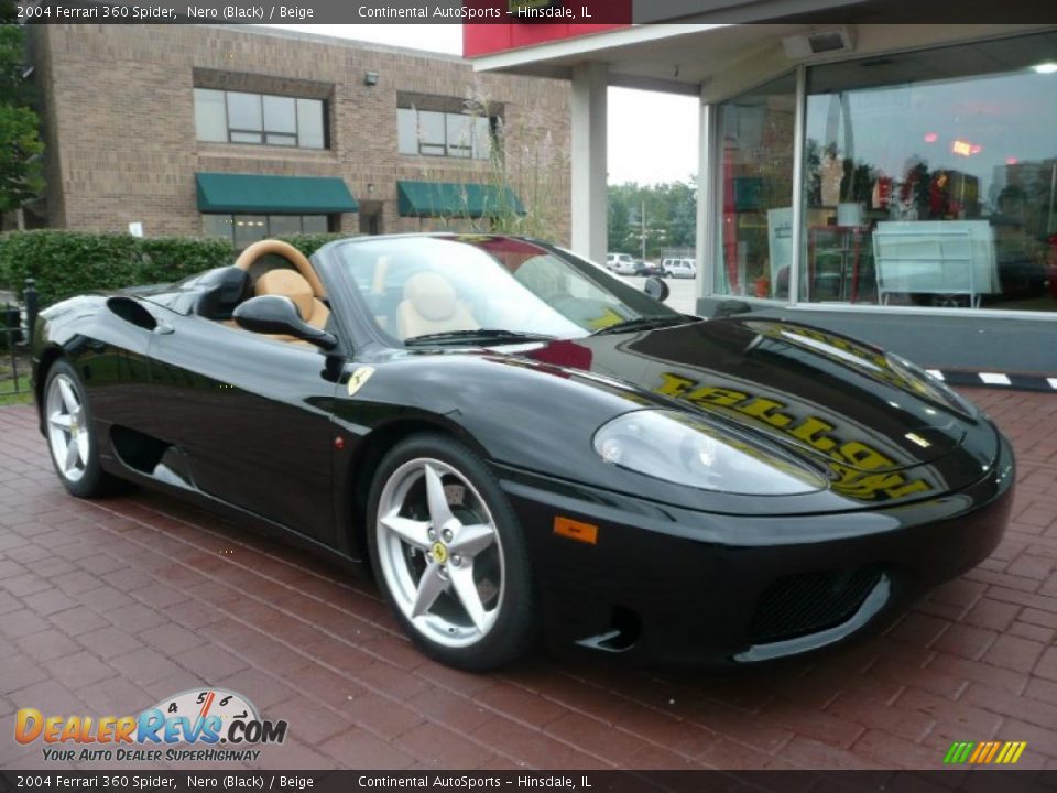 2004 Ferrari 360 Spider Nero (Black) / Beige Photo #3