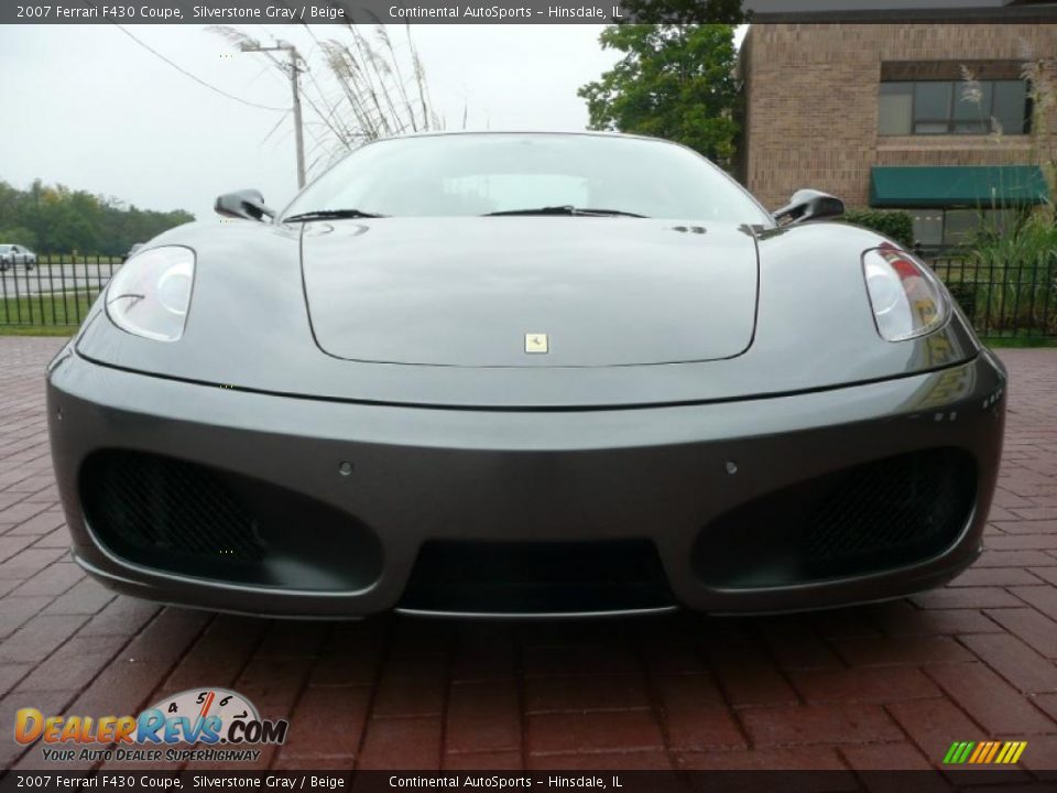 2007 Ferrari F430 Coupe Silverstone Gray / Beige Photo #13