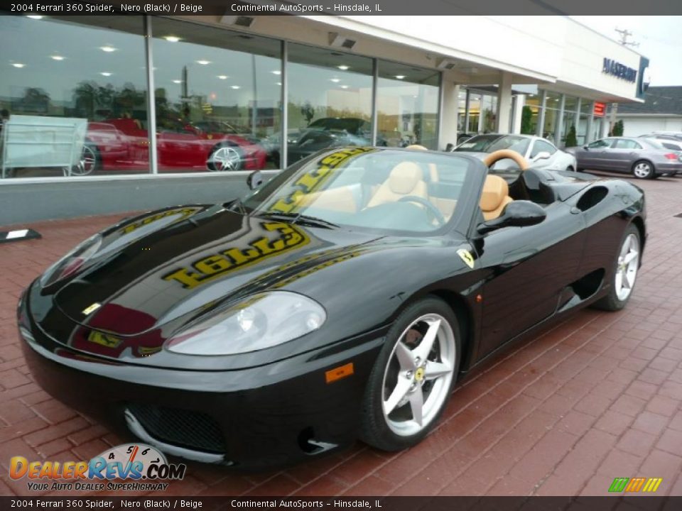 2004 Ferrari 360 Spider Nero (Black) / Beige Photo #5