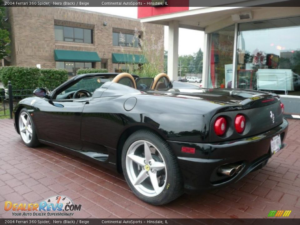 2004 Ferrari 360 Spider Nero (Black) / Beige Photo #6