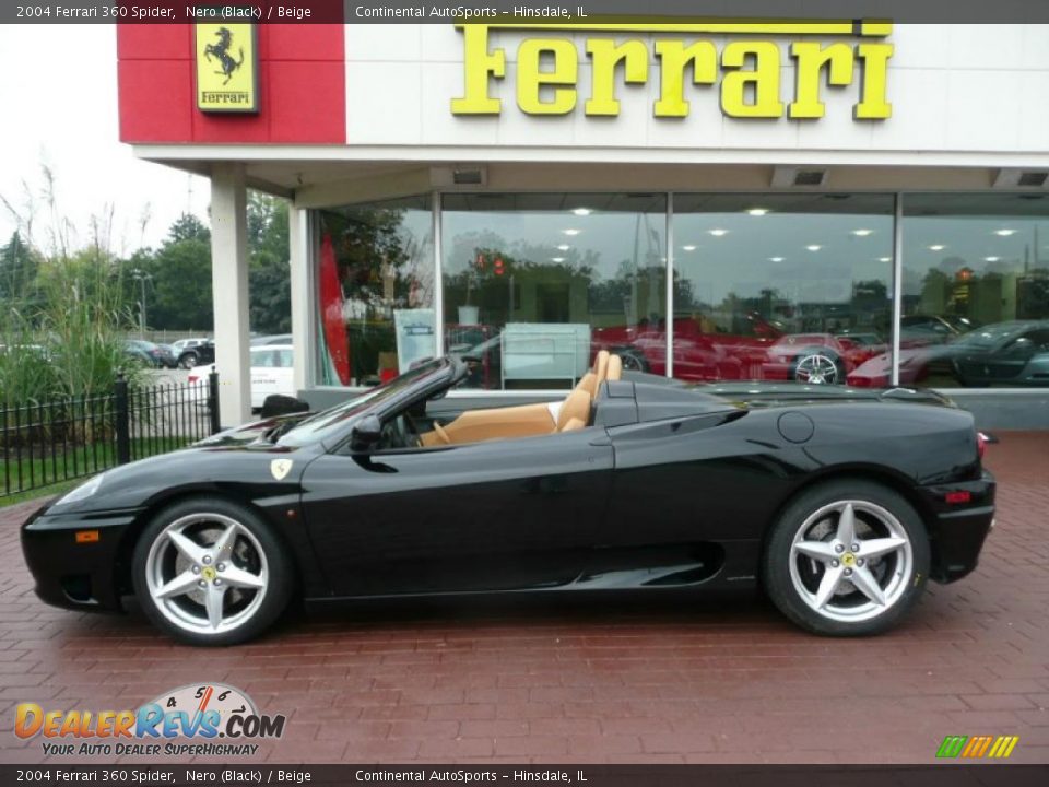 2004 Ferrari 360 Spider Nero (Black) / Beige Photo #7