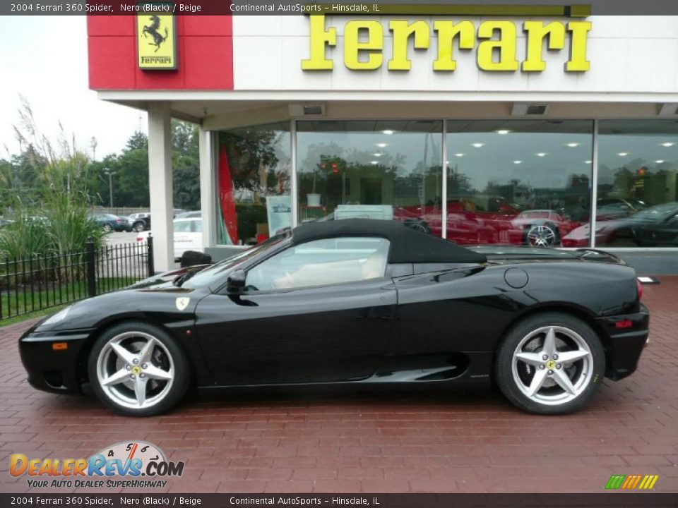 2004 Ferrari 360 Spider Nero (Black) / Beige Photo #8